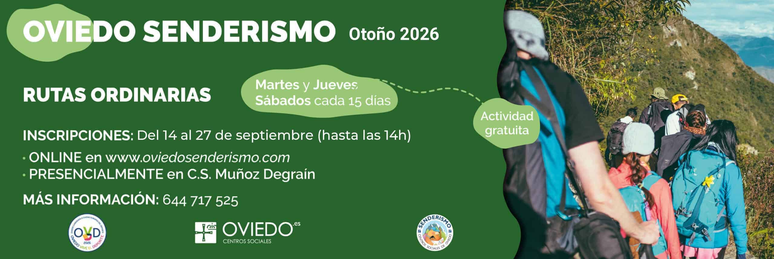 LISTADO DE RUTAS OTOÑO 2026